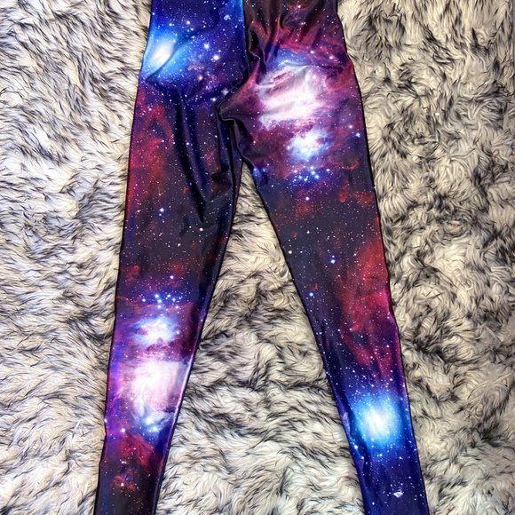 Blackmilk Purple Galaxy Leggings - M - Picture 5 of 5